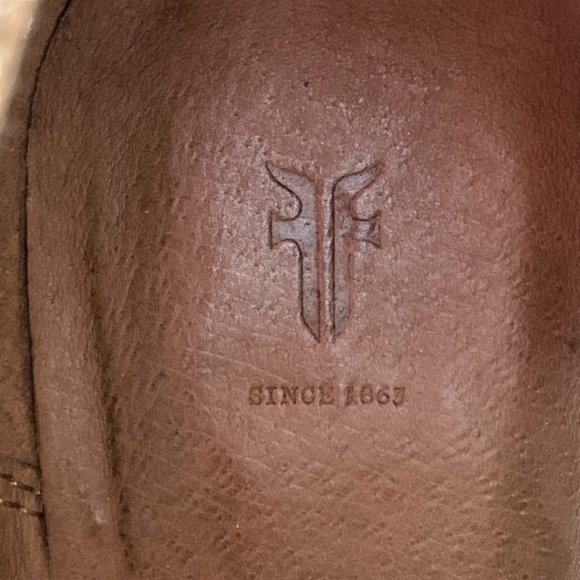 FRYE 'Reina' Sandy Nubuck Western Inspired Booties - Picture 12 of 13